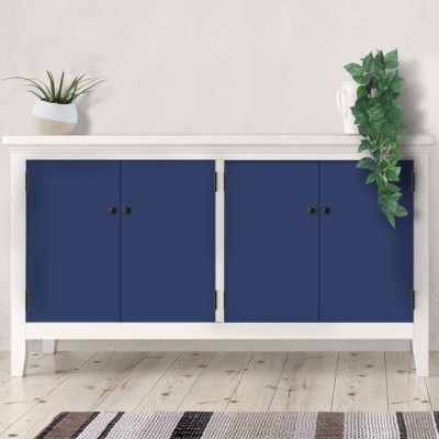 Houseart Highway Blue, Μονόχρωμα, Αυτοκόλλητα έπιπλων, 60 x 60 εκ.