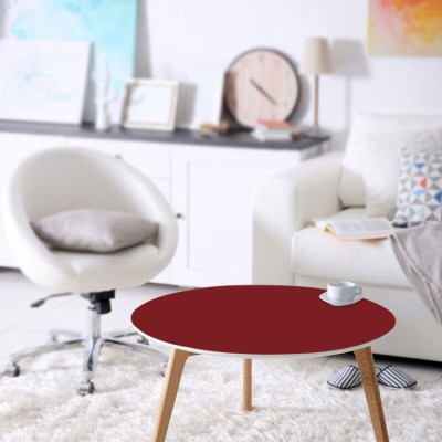 Houseart Burgundi, Μονόχρωμα, Αυτοκόλλητα έπιπλων, 60 x 60 εκ.