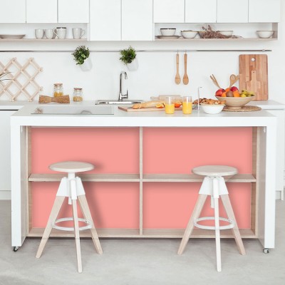 Houseart Dalhia Pink, Μονόχρωμα, Αυτοκόλλητα έπιπλων, 60 x 60 εκ.