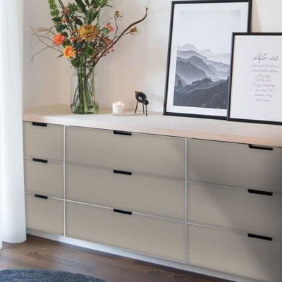 Houseart Medium grey, Μονόχρωμα, Αυτοκόλλητα έπιπλων, 60 x 60 εκ.