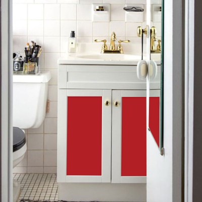 Houseart - ΣΗΜΑΝΤΙΚΟ: Σε περίπτωση διαφοράς τιμής από το κατάστημα ισχύει παντα και μόνο η τιμή του καταστήματος Medium red, Μονόχρωμα, Αυτοκόλλητα έπιπλων, 60 x 60 εκ.