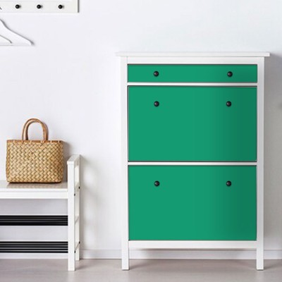 Houseart Leaf Green, Μονόχρωμα, Αυτοκόλλητα έπιπλων, 60 x 60 εκ.