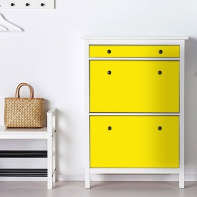 Lemon Yellow Μονόχρωμα Αυτοκόλλητα έπιπλων 60 x 60 cm (39989)