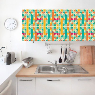 Scottish Pattern, Μοτίβα, Αυτοκόλλητα έπιπλων, 50 x 50 