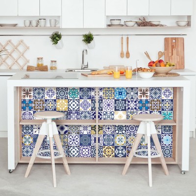 Houseart Patchwork Pattern, Μοτίβα, Αυτοκόλλητα έπιπλων, 50 x 50 εκ.
