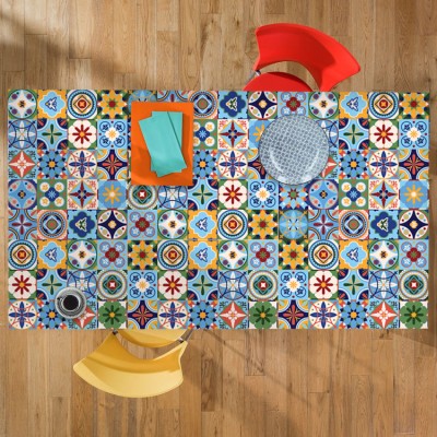 Talavera Pattern Μοτίβα Αυτοκόλλητα έπιπλων 50 x 50 cm (40374)