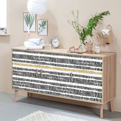 Μοτίβο με Γραμμές, Μοτίβα, Αυτοκόλλητα έπιπλων, 50 x 50