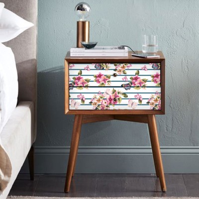 Houseart - ΣΗΜΑΝΤΙΚΟ: Σε περίπτωση διαφοράς τιμής από το κατάστημα ισχύει παντα και μόνο η τιμή του καταστήματος Vintage Tropical Flower, Μοτίβα, Αυτοκόλλητα έπιπλων, 5