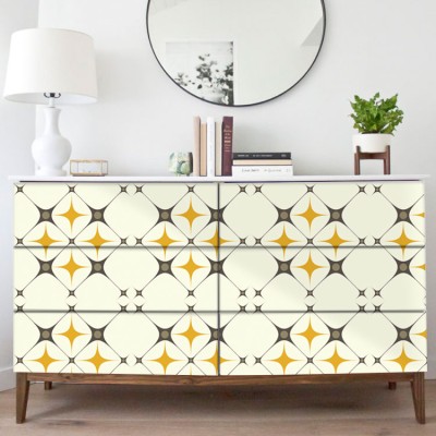 Houseart Elegant pattern, Μοτίβα, Αυτοκόλλητα έπιπλων, 50 x 50 εκ.