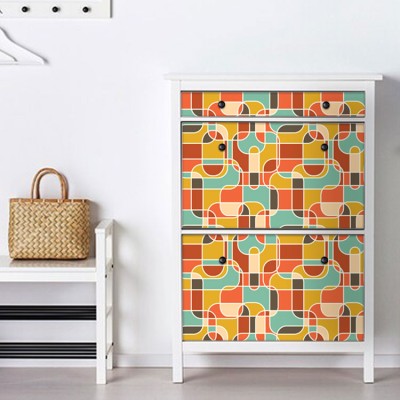 Pop art μοτίβο, Μοτίβα, Αυτοκόλλητα έπιπλων, 50 x 50 εκ. (40532)