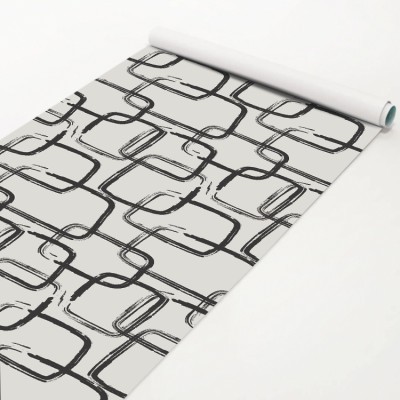 Μαύρο περίγραμμα τετραγώνου, Μοτίβα, Αυτοκόλλητα έπιπλω