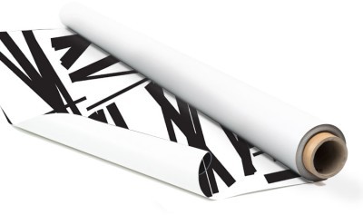 Black abstract lines, Μοτίβα, Αυτοκόλλητα έπιπλων, 50 x 50 εκ. (48702)