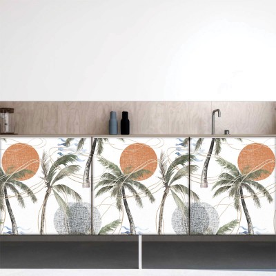 Μοτίβο με φοίνικες, Μοτίβα, Αυτοκόλλητα έπιπλων, 50 x 5