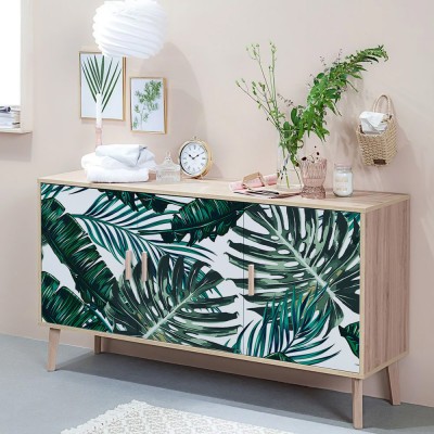 Πράσινα φύλλα, Μοτίβα, Αυτοκόλλητα έπιπλων, 50 x 50 εκ.