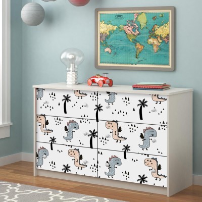 Δεινοσαυράκια, Παιδικά, Αυτοκόλλητα έπιπλων, 50 x 50 εκ