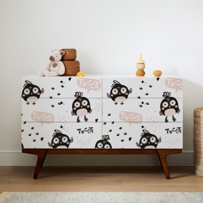 Πουλάκια, Παιδικά, Αυτοκόλλητα έπιπλων, 50 x 50 εκ.