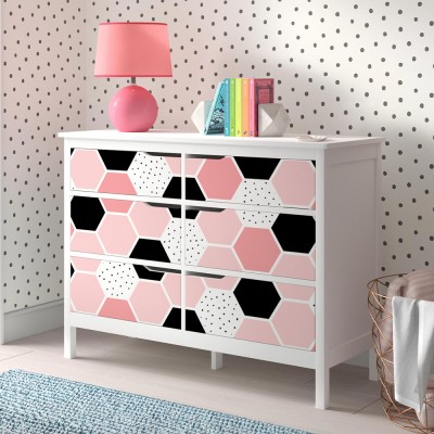 Houseart - ΣΗΜΑΝΤΙΚΟ: Σε περίπτωση διαφοράς τιμής από το κατάστημα ισχύει παντα και μόνο η τιμή του καταστήματος Χρωματιστή κυψέλη, Παιδικά, Αυτοκόλλητα έπιπλων, 50 x 5