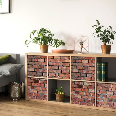 Τούβλο, Όψη Πέτρας & Τούβλο, Αυτοκόλλητα έπιπλων, 50 x 