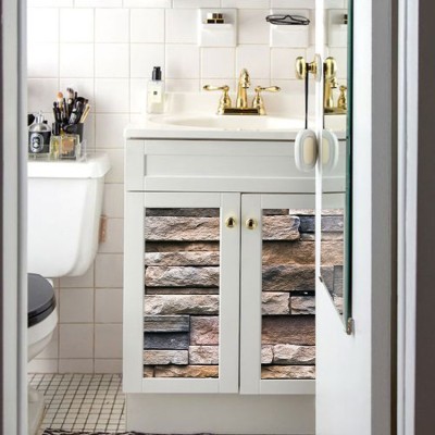 Φυσική πέτρα, Όψη Πέτρας & Τούβλο, Αυτοκόλλητα έπιπλων,