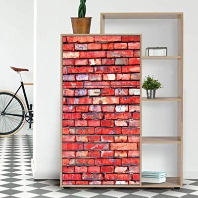 Παλιός τοίχος με τούβλα, Όψη Πέτρας & Τούβλο, Αυτοκόλλη