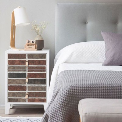 Houseart - ΣΗΜΑΝΤΙΚΟ: Σε περίπτωση διαφοράς τιμής από το κατάστημα ισχύει παντα και μόνο η τιμή του καταστήματος Μοτίβο με τούβλα, Όψη Πέτρας & Τούβλο, Αυτοκόλλητα έπιπ