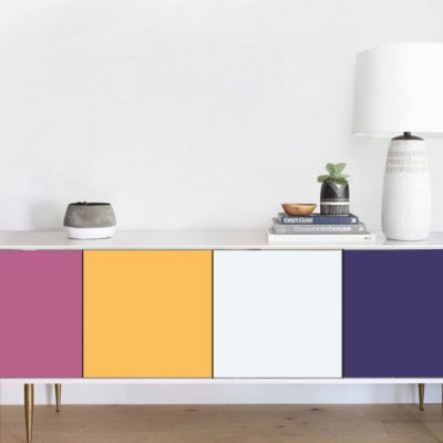 Διακόσμηση παιδικού δωματίου House Art - ΣΗΜΑΝΤΙΚΟ: Σε περίπτωση διαφοράς τιμής από το κατάστημα ισχύει παντα και μόνο η τιμή του καταστήματος Συνδυασμός μωβ, κίτρινο, Set - Πολύχρωμα, Αυτοκόλλητα έ