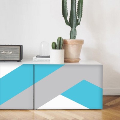 Διακόσμηση παιδικού δωματίου House Art - ΣΗΜΑΝΤΙΚΟ: Σε περίπτωση διαφοράς τιμής από το κατάστημα ισχύει παντα και μόνο η τιμή του καταστήματος Μπλε, γαλάζιο, άσπρο, γκρι, Set - Πολύχρωμα, Αυτοκόλλητ