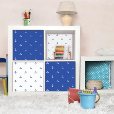 Houseart Ναυτικό σχέδιο, Set - Πολύχρωμα, Αυτοκόλλητα έπιπλων, 50 x 50 εκ.