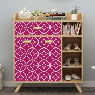 Διακόσμηση παιδικού δωματίου House Art - ΣΗΜΑΝΤΙΚΟ: Σε περίπτωση διαφοράς τιμής από το κατάστημα ισχύει παντα και μόνο η τιμή του καταστήματος Φούξια μοτίβο, Set - Πολύχρωμα, Αυτοκόλλητα έπιπλων, 50