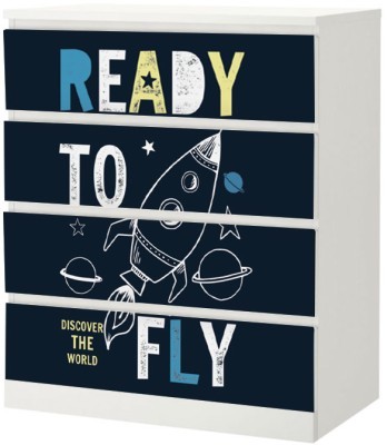 Houseart Ready to fly, Αυτοκόλλητο Συρταριέρας Malm, 40 x 20 εκ.