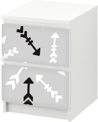 Μοτίβο με βέλη Συρταριέρες Malm Ikea Αυτοκόλλητα έπιπλων 40 x 20 cm (40642)