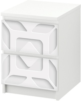 Λευκό μοτίβο Συρταριέρες Malm Ikea Αυτοκόλλητα έπιπλων 40 x 20 cm (40650)