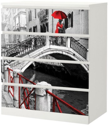 Ερωτευμένο ζευγάρι, Αυτοκόλλητο Συρταριέρας Malm, 40 x 