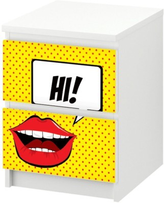 Γεια, κόμικς Συρταριέρες Malm Ikea Αυτοκόλλητα έπιπλων 40 x 20 cm (40680)
