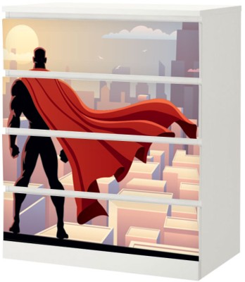 Superman, κόμικς Συρταριέρες Malm Ikea Αυτοκόλλητα έπιπλων 40 x 20 cm (40689)