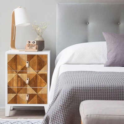 Houseart Ξύλινο παρκέ, Oψη Ξύλου, Αυτοκόλλητα έπιπλων, 50 x 50 εκ.