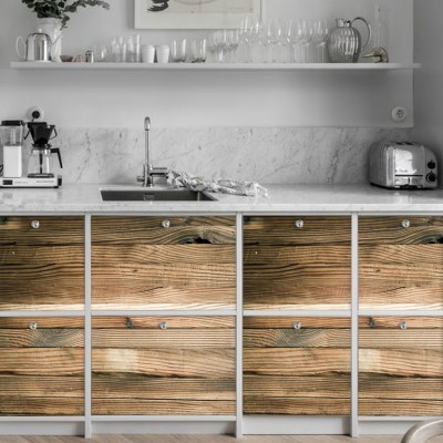 Houseart Κλασικό ξύλο, Oψη Ξύλου, Αυτοκόλλητα έπιπλων, 50 x 50 εκ.