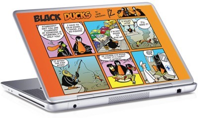 Houseart Black Ducks, Skins sticker, Αυτοκόλλητα Laptop, 25 x 17 εκ. [8,9 Inches]