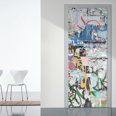 Διακόσμηση παιδικού δωματίου House Art - ΣΗΜΑΝΤΙΚΟ: Σε περίπτωση διαφοράς τιμής από το κατάστημα ισχύει παντα και μόνο η τιμή του καταστήματος Κολάζ, Φόντο - Τοίχοι, Αυτοκόλλητα πόρτας, 60 x 170 εκ.