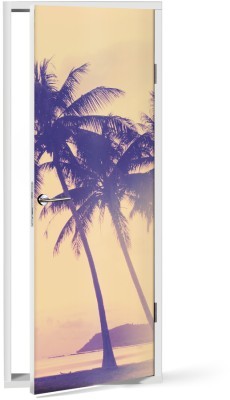 Διακόσμηση παιδικού δωματίου House Art - ΣΗΜΑΝΤΙΚΟ: Σε περίπτωση διαφοράς τιμής από το κατάστημα ισχύει παντα και μόνο η τιμή του καταστήματος Τροπικοί φοίνικες, Φύση, Αυτοκόλλητα πόρτας, 60 x 170 ε