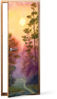 Μονοπάτι στον Ήλιο, Φύση, Αυτοκόλλητα πόρτας, 60 x 170 εκ.