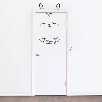 Bunny (your name) Sticker Πόρτας Αυτοκόλλητα πόρτας Small (41×63) (20258)