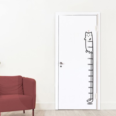 Houseart Cat αναστημόμετρο, Sticker Πόρτας, Αυτοκόλλητα πόρτας, Small (15x98)