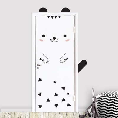LIttle Cat Sticker Πόρτας Αυτοκόλλητα πόρτας Small (57×184) (20253)