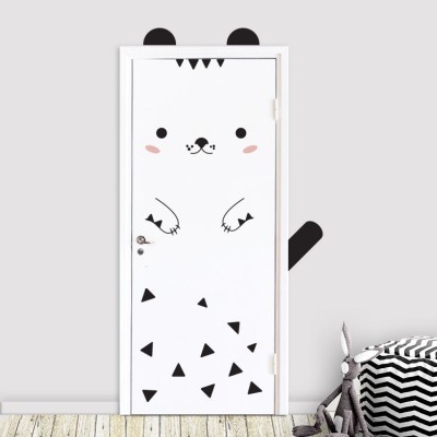 Houseart LIttle Cat, Sticker Πόρτας, Αυτοκόλλητα πόρτας, Small (57x184)