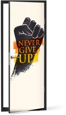 Houseart Never Give Up, Διάφορα, Αυτοκόλλητα πόρτας, 60 x 170 εκ.