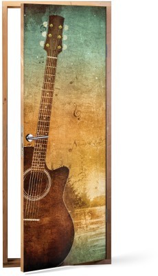 Μία κιθάρα Διάφορα Αυτοκόλλητα πόρτας 60 x 170 cm (12208)