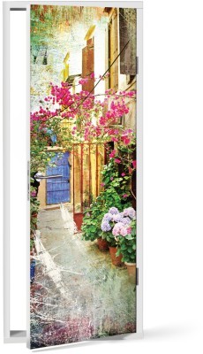 Houseart Παραδοσιακό τοπίο, Ελλάδα, Αυτοκόλλητα πόρτας, 60 x 170 εκ.