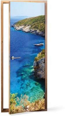 Ζάκυνθος Ελλάδα Αυτοκόλλητα πόρτας 60 x 170 cm (12892)