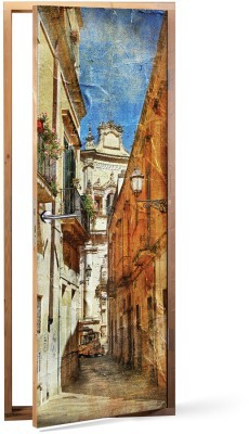 Houseart Παλιά πόλη, Ελλάδα, Αυτοκόλλητα πόρτας, 60 x 170 εκ.